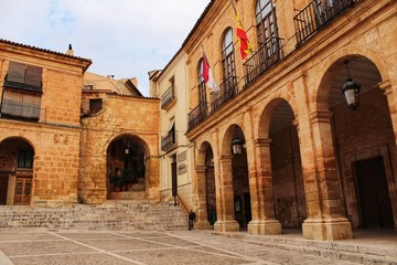 Fototapeta premium Renaissance square in Alcaraz called Plaza Mayor.