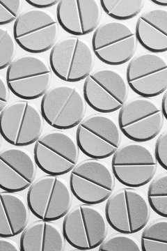 Painkillers, tablets, generic pills from above