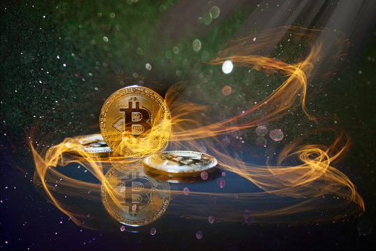 golden bitcoin cryptocurrency BTC