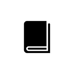 Holy Bible Book. Flat Vector Icon. Simple black symbol on white background