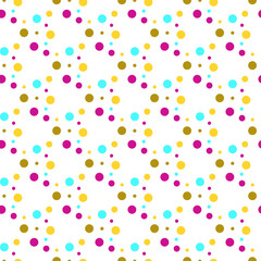 Seamless pattern of multicolored circles