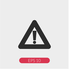 Attention vector icon