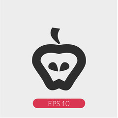 Apple vector icon