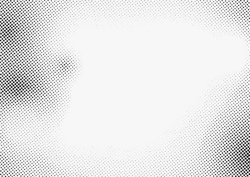 Abstract monochrome halftone modern black white pattern