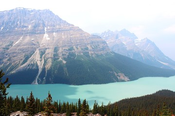 Beautiful Peyto Lake, Canada in July 2014