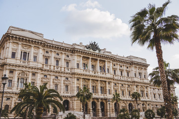 Fototapeta premium facade of Court of cassation at Rome, Italy