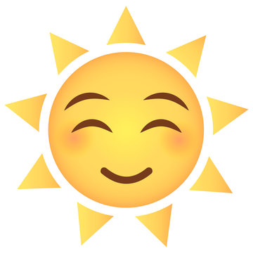 Sonne Emoji glücklich