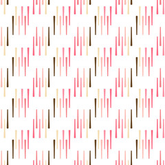Seamless Pattern. Geometric stick shapes seamless vector pattern