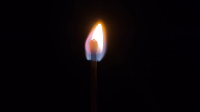 Burning match