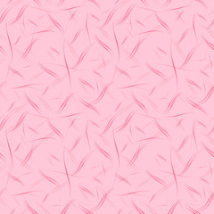 Vector pattern from flowing lines on a pink background.