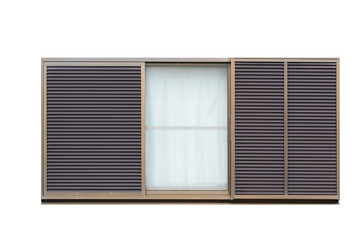 Window shutter isolated on white background