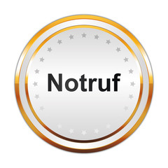 Luxus Button weiß - Notruf