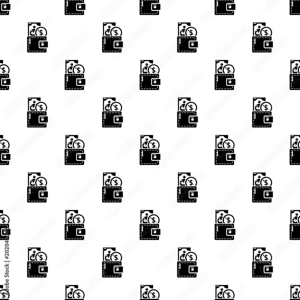 Poster purse pattern vector seamless repeating for any web design
