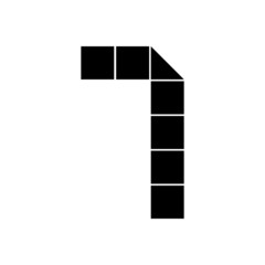 block art number seven