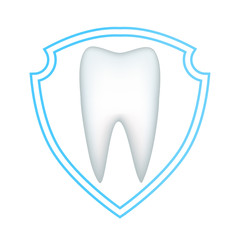 Protection of the white tooth from decay and destruction.