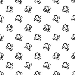 Mobile money pattern vector seamless repeating for any web design