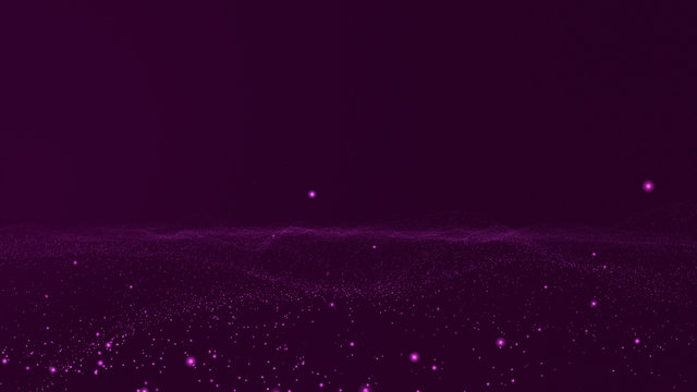 pink and glow dust particle abstract background.