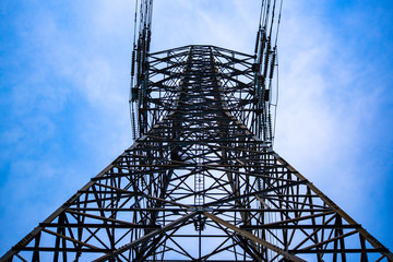 High voltage post or High voltage tower