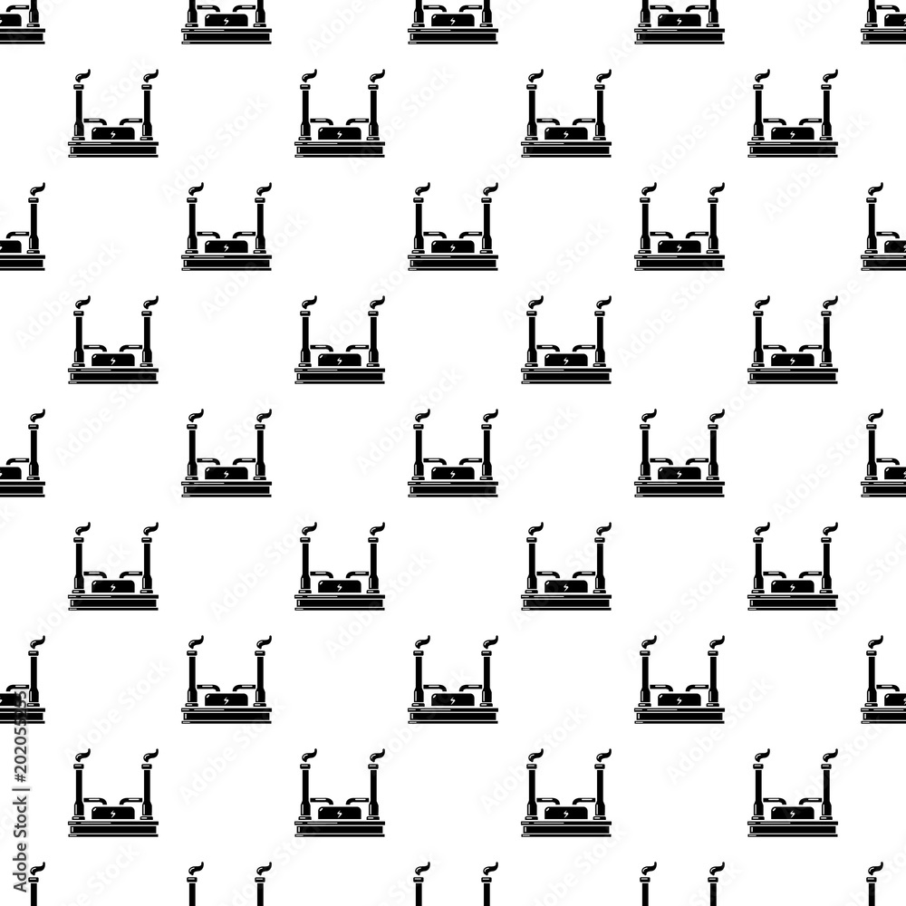 Aufkleber power plant pattern vector seamless repeating for any web design