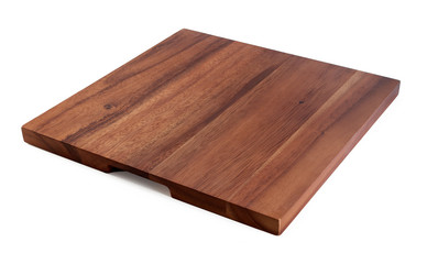 Wooden Chopping board isolated on white background