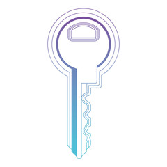 key door isolated icon vector illustration design