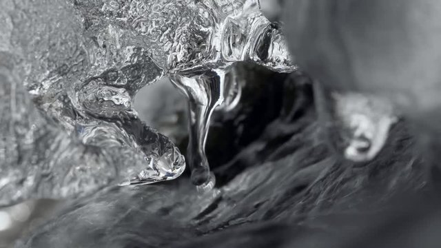 Ice thawing in spring