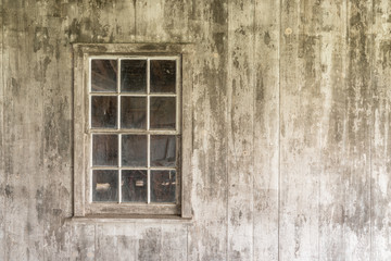 Old Weathered White Window