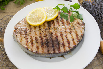 steak de thon grillé