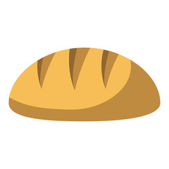 piece bread isolated icon vector illustration design