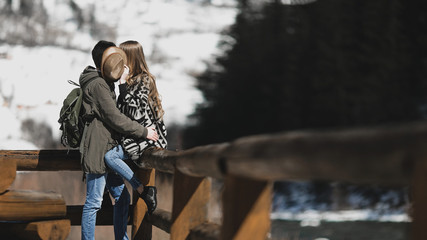 Couple in the forest