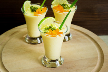 Vegetable mini snack for a festive banquet.