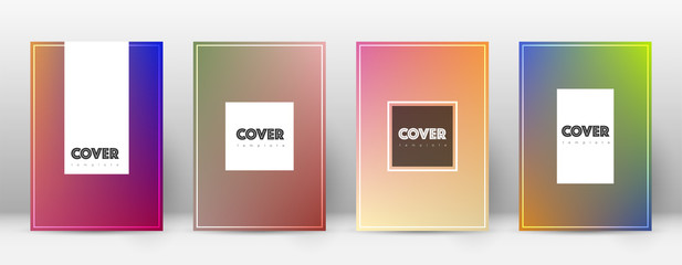 Flyer layout. Hipster unequaled template for Brochure, Annual Report, Magazine, Poster, Corporate Presentation, Portfolio, Flyer. Amazing gradient cover page.