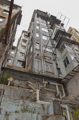 Slums of Hong Kong.