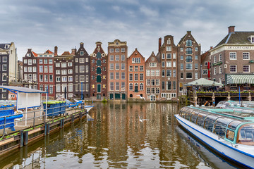 City of Amsterdam in the Netherlands