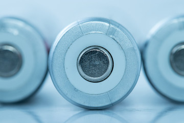 The anode of the battery.