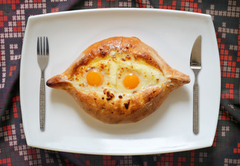 Adjarian khachapuri