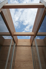 Open wooden roof, Ecological construction