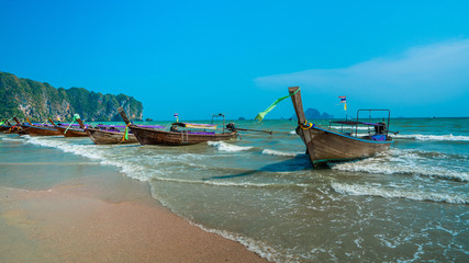 Fototapeta premium Travel Wooden Boat