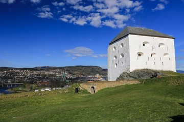 Kristiansten fortress in Trondheim city Norway