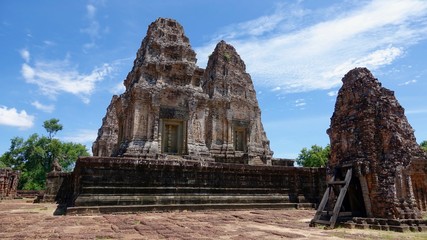 Fototapeta na wymiar Khmer Tempel in Angkor, Kambodscha