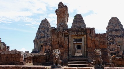 Naklejka premium Khmer Tempel in Angkor, Kambodscha
