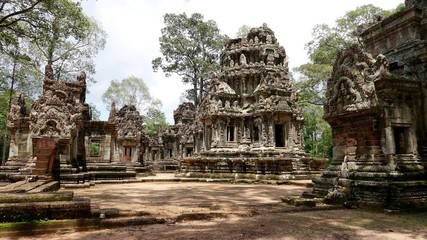 Naklejka premium Khmer Tempel in Angkor, Kambodscha