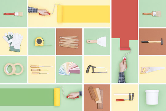 Do it yourself tools mosaic