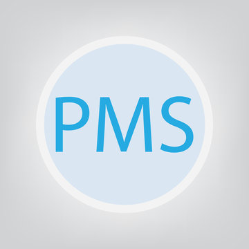 PMS (Premenstrual Syndrome) concept- vector illustration