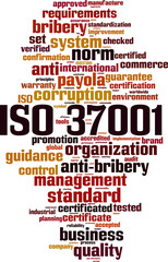ISO 37001 word cloud