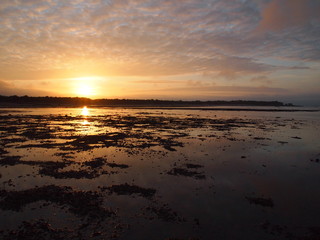 Sunrise at Plage des Sableaux Beach in Île de Noirmoutier, France