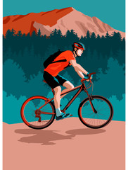 Mountain biking/ mountain hiking