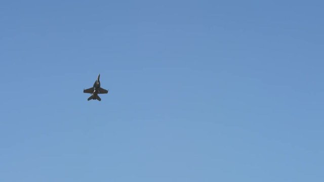 Tracking an approaching F-18 jet doing a roll