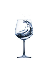 Beverage with splash.
