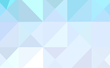 Obraz premium Light BLUE vector abstract mosaic backdrop.